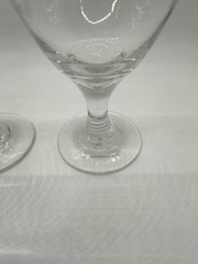 Libbey Holly Berry Iced Tea Goblet Glasses with Stems Set of 2 Christmas Glasses