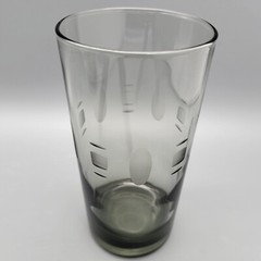 Smoke Gray Ground Highball Glasses Sleek Modern Design Set Of 8 In Original Pack