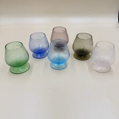 Vintage Lot of 6 Made in Japan Hand Cut Blow Craft Cordial Glasses Glass 2.5″