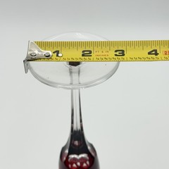 AJKA Crystal AJC11 Cut to Clear Hearts Fluted Champagne Glasses set of 2