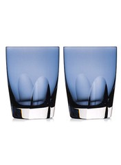 Waterford W Collection Tubmlers DOF Assorted Glasses Grey Heather Sky Fern