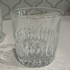 Vintage Princess House Heritage Pattern Discontinued Set Of 6 Glasses Mint Cond