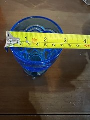 Weishar Moon & Stars Colonial Blue 7 oz Footed Tumbler