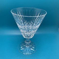 One Vintage Waterford Crystal Tramore Water Goblet Glass 5 5/8” Tall Signed