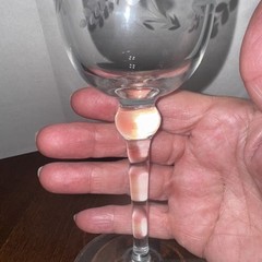VTG Danube by Colony 7 3/4» tall Water/Drink goblet Discontinued 1950