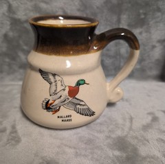 Vintage David Maass Bird Water Fowl Mallard Coffee Mug Wilderness No Spill Mug