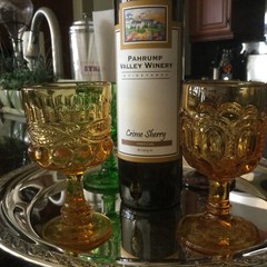 VTG Moon & Stars 4 1/2″ Multicolor Trio Stemware by Smith Glass +1 Unique