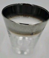 Vintage 10pc Set MCM Glasses Dorothy Thorpe Style Silver Ombre 4 10oz 6 4oz