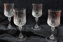 CRYSTAL DRINKING GLASSES – SET OF 4