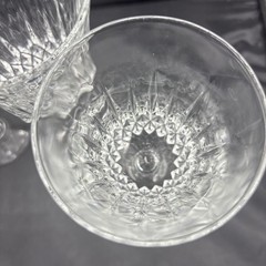 Crystal Wine Glasses 2 Sets of 4 available $19.99 a set.