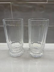 Vintage Dansk Designs Gustav Highball Tumblers Glasses 14 Oz France Set Of 2