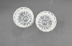 Vintage Mikasa Richelieu Crystal Wine Glass 6.5″h Blown Glass 2.7″dia Set of 2