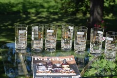Vintage Cocktail Highball Glasses Set of 7, Whiskey – Bourbon Glasses 1950’s