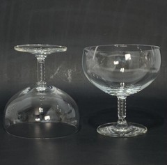 7 Schott Zwiesel Escapada Champagne Wine Glasses Dessert 4.5” 8 oz Square Stem