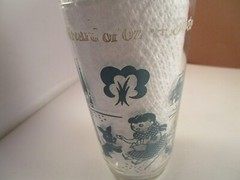 Vintage The Wizard of Oz Toto Swift Peanut Butter Drinking Glass Tumbler
