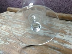 Vintage Etched 6” Wine Water Glass Goblet Floral Stemmed Replacement