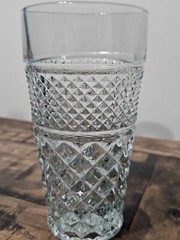 Vintage Anchor Hocking Wexford Flat Tumbler Water Glass 5.5″ Tall 12 fl oz