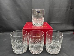 Set of 4 ~ Lenox «PROVIDENCE» Double Old Fashioned (DOF) ~ 4 1/8″ Tall w/Box