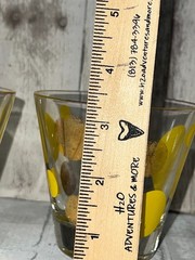 Russell Wright Bartlett Collins Glasses 1950’s Vintage Set of 2
