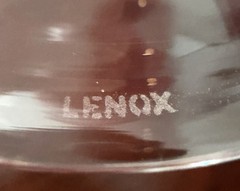 LENOX Holiday Gems Ruby Red Wine/Water Goblets Set of 4 EUC Discontinued