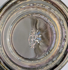 Vtg Imperial Glass Aloha Dancers Palm Trees Sun Carnival Glass Set Of 4 Tumblers
