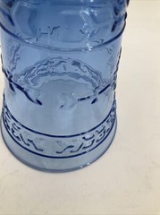 Vintage Mikasa Studio Nova Adirondack Southwestern Cobalt Blue Water Glass EUC