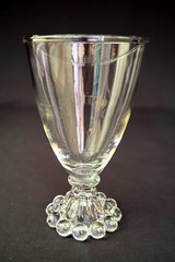 Vintage Set of 4 Anchor Hocking BERWICK BOOPIE CLEAR 4.5″ Juice Wine Glasses