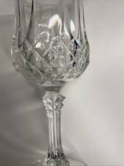 Vintage Wine Glass Crystal by Cristal D’Argues-Durand, single cup