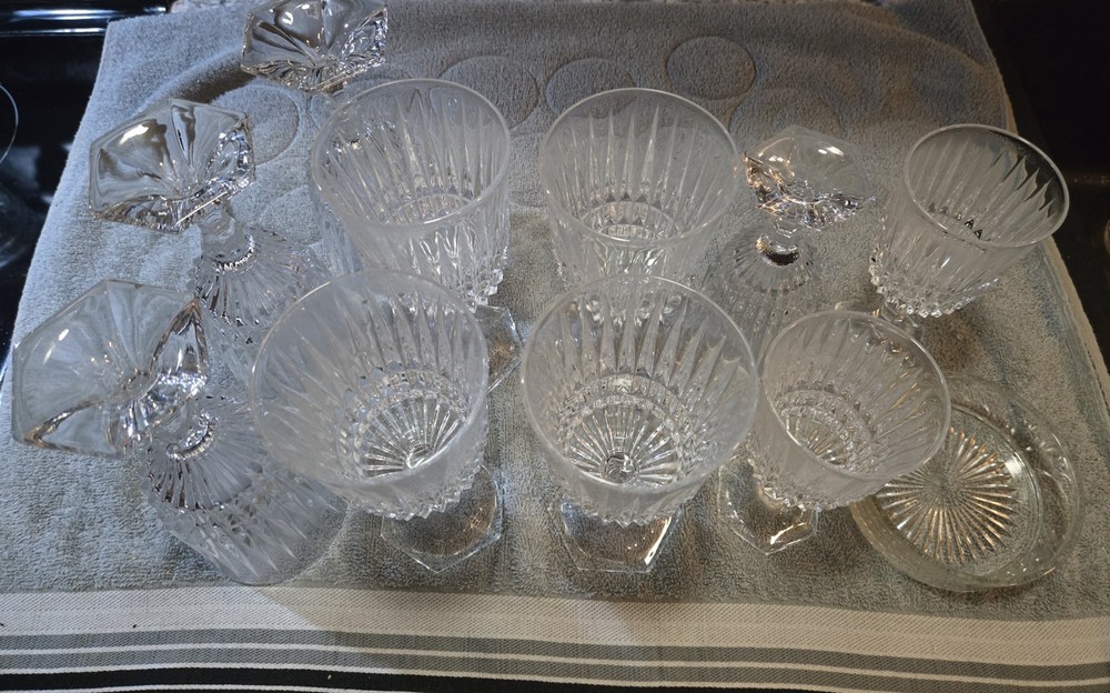 Fostoria Heritage Vintage Crystal Lot