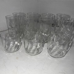 Libbey IMPULSE Clear Swirl Beverage Glasses Lot 11