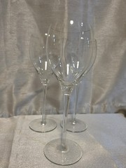Vintage Set of 7 Yugoslavian Rogaska Mouth Blown Crystal Glasses – 2 Sizes