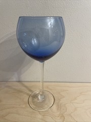 Lenox Blue Balloon Wine Glass Blue Ombre Stemware Elegant
