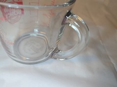Anchor Hocking #498 Oven Basics 2 Cup/16oz/1 pint/500ml Glass Measuring Cup USA