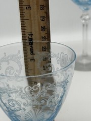 Variety Of 5 Different Sizes And Shapes FOSTORIA VERSAILLES AZURE BLUE