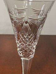 Set 2 Vintage WATERFORD CRYSTAL Millennium Peace Doves Champagne Toasting Flutes