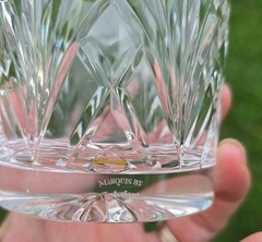 NEW Set of 2 Marquis By Waterford BROOKSIDE Double Old Fashioned Rocks Glasses