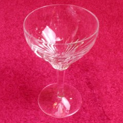 Royal Leerdam (Rubato- Plain foot) 5 7/8″ 6 OZ BURGUNDY WINE(s) Exc (12 avail)