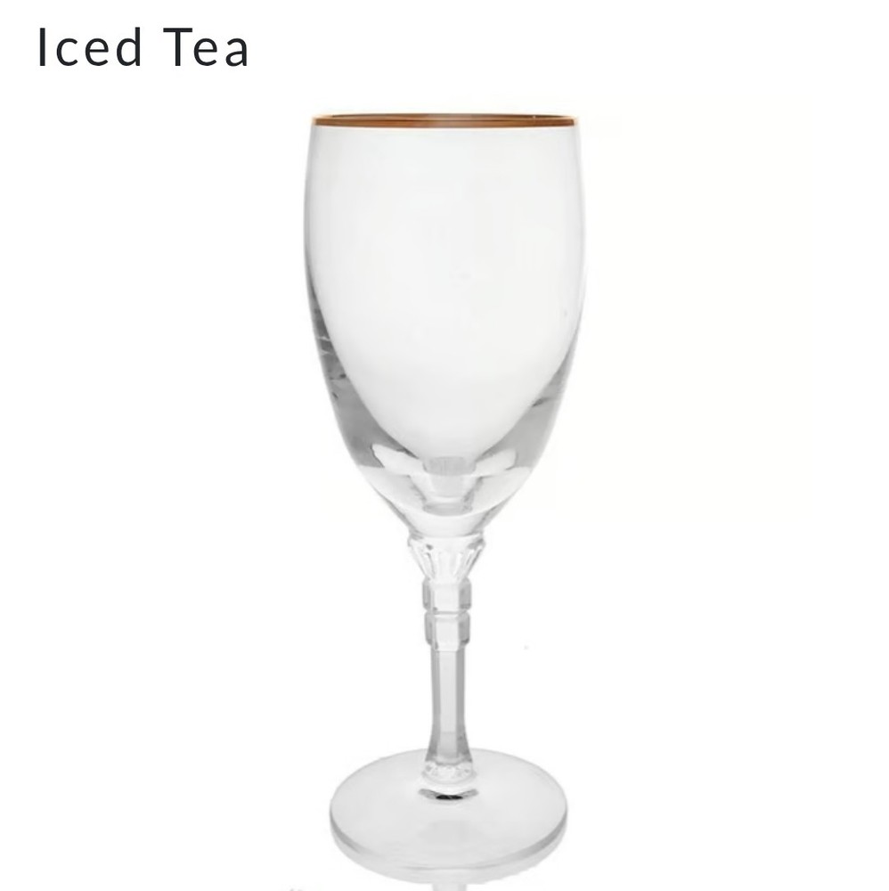 Lenox Phoenix with Gold Trim Iced Tea Glasses 8¼» Drinkware Set of (4) EUC