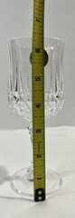 Longchamp Cristal d’ Arques 24% Lead Crystal Wine 4 in Box 5 3/4 inches