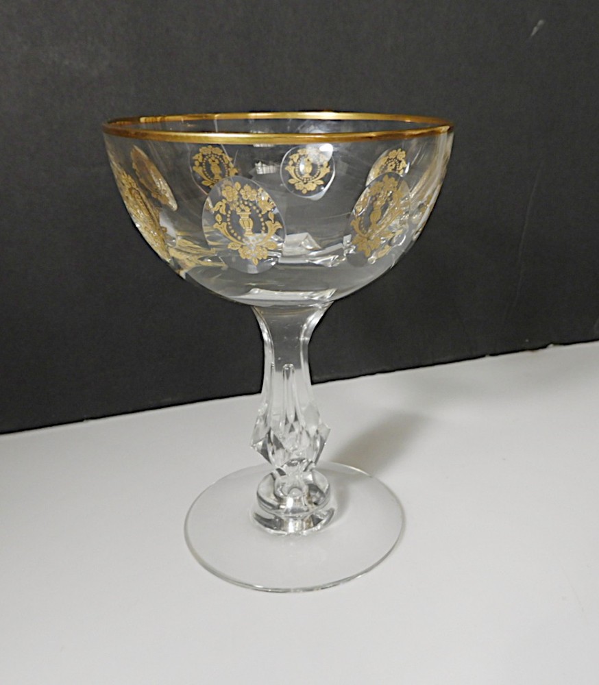 Tiffin PALAIS VERSAILLES Champagne/Tall Sherbet, 5 1/8″ Exc. Condition