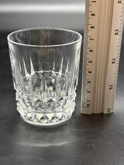 Vintage Cristal D’Arques Tuilleries Villandry Old Fashioned Whiskey Glasse 7.5cm