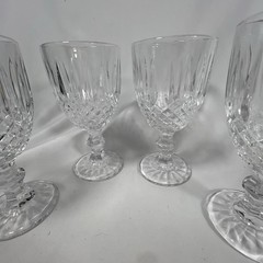 Villa d’Este Home Tivoli 5903527 Crystal Glass Goblets 6.5” Set Of 4 Clear