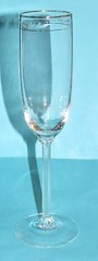 2 Lenox Kingston Champagne Flute Gold Rim 8 7/8″ EXC!