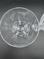 Wm Dalton 24% French Lead Crystal Unit No 1 Set of 2 Goblets Cherbourg