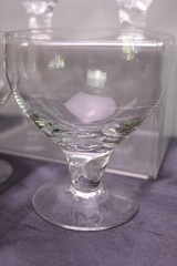 Brodegaard Greta 4 Crystal Tall Sherbet Dessert Cocktail Twisted Stem 3 7/8 «