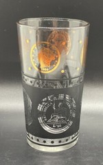 VTG Coin Style 22k Gold Tumbler Cup Drinking Glass By Continental Can Company