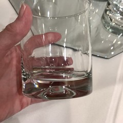 Vintage LIBBEY Crisa Thumbprint Impressions 4” Dimple Glass – Set of 4