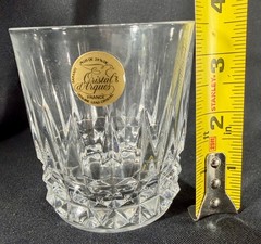 Cristal D’Arques Longchamp~Duran~6 Old Fashioned Glasses~10 oz~NIB