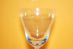 ROSENTHAL ROMANCE II PLAIN Crystal White Wine Stem 7 5/8″ – Studio Line Signed