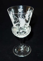 Royal Brierley Crystal, England, THISTLE, Sherry Glass, 4 1/4″